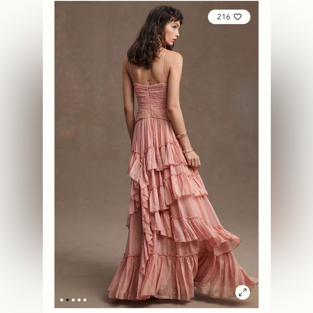 BHLDN Pink Maxi Dress - Picture 2 of 5